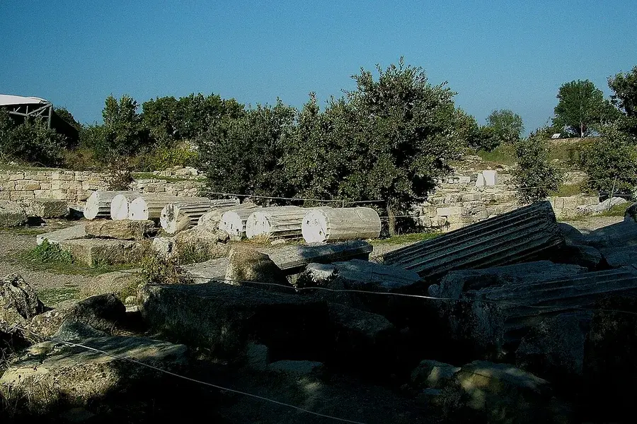 Archaeological remains at Troy