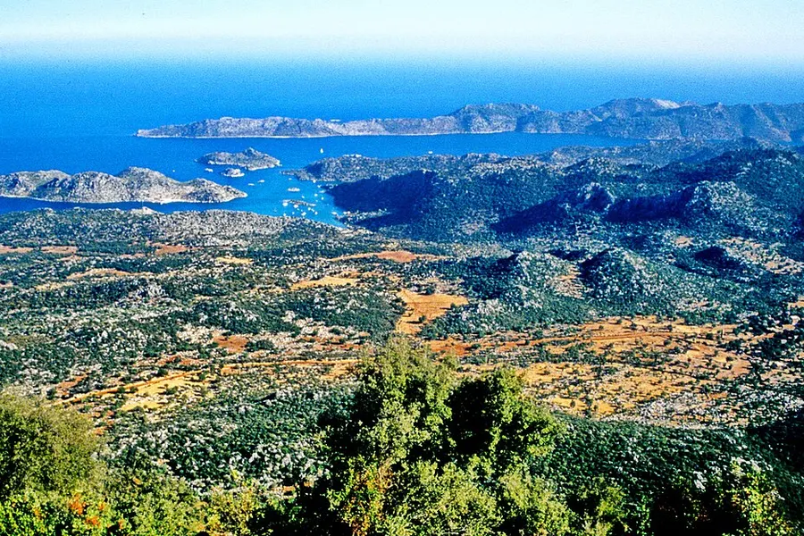 Kekova coastal landscape